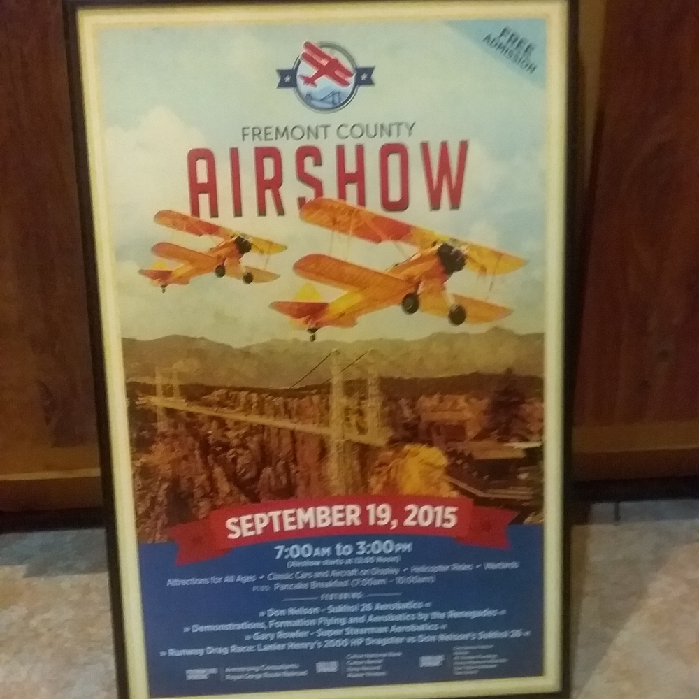 Airshow Framed Poster 2015 Planes